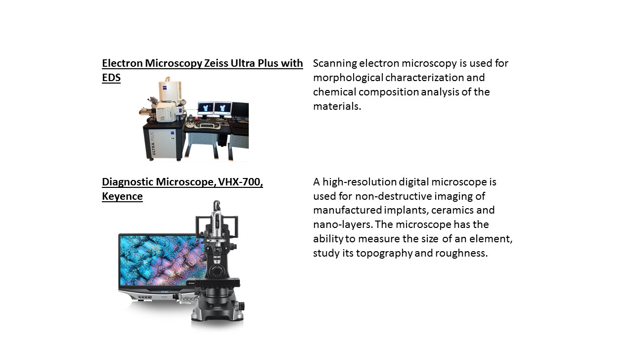 Electron Microscopy Zeiss Ultra Plus with EDS